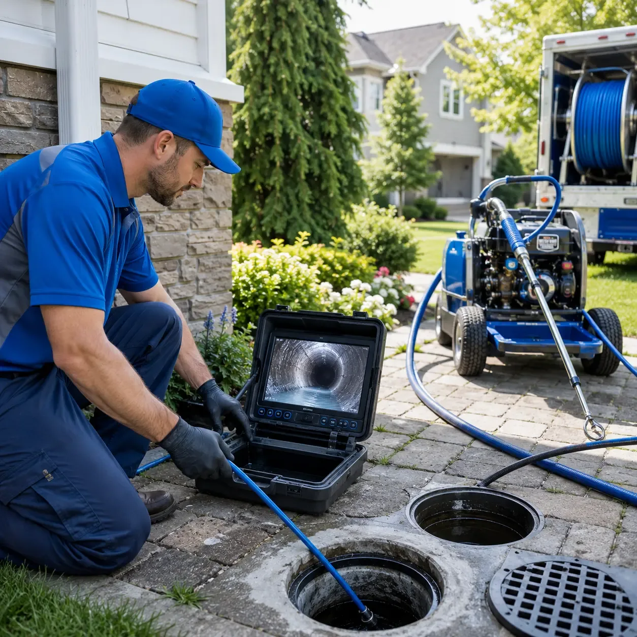 Outdoor drain cleaning professionals serving Conrath, WI